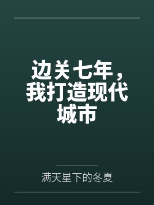 边关七年，我打造现代城市